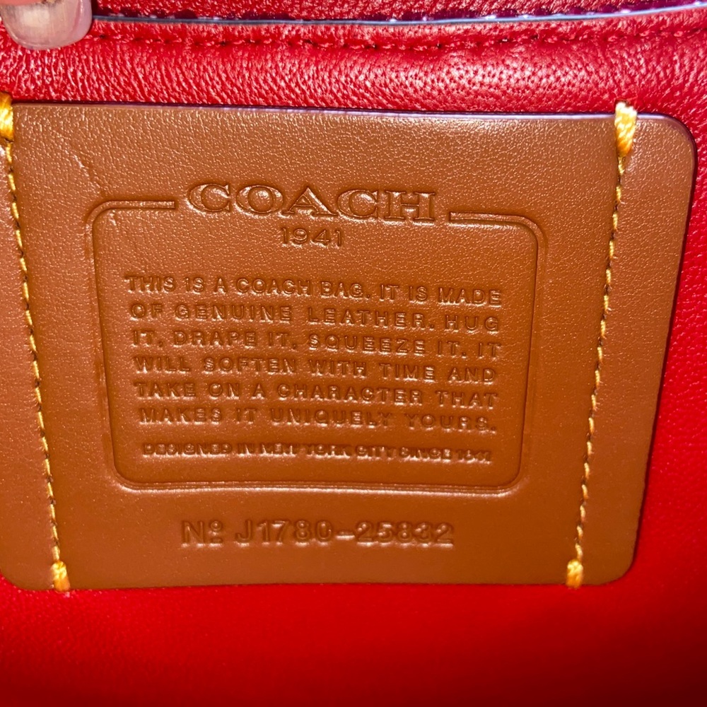 Coach 1941 Collection Swagger Chain Print Crossbody EUC - Picture 11 of 15